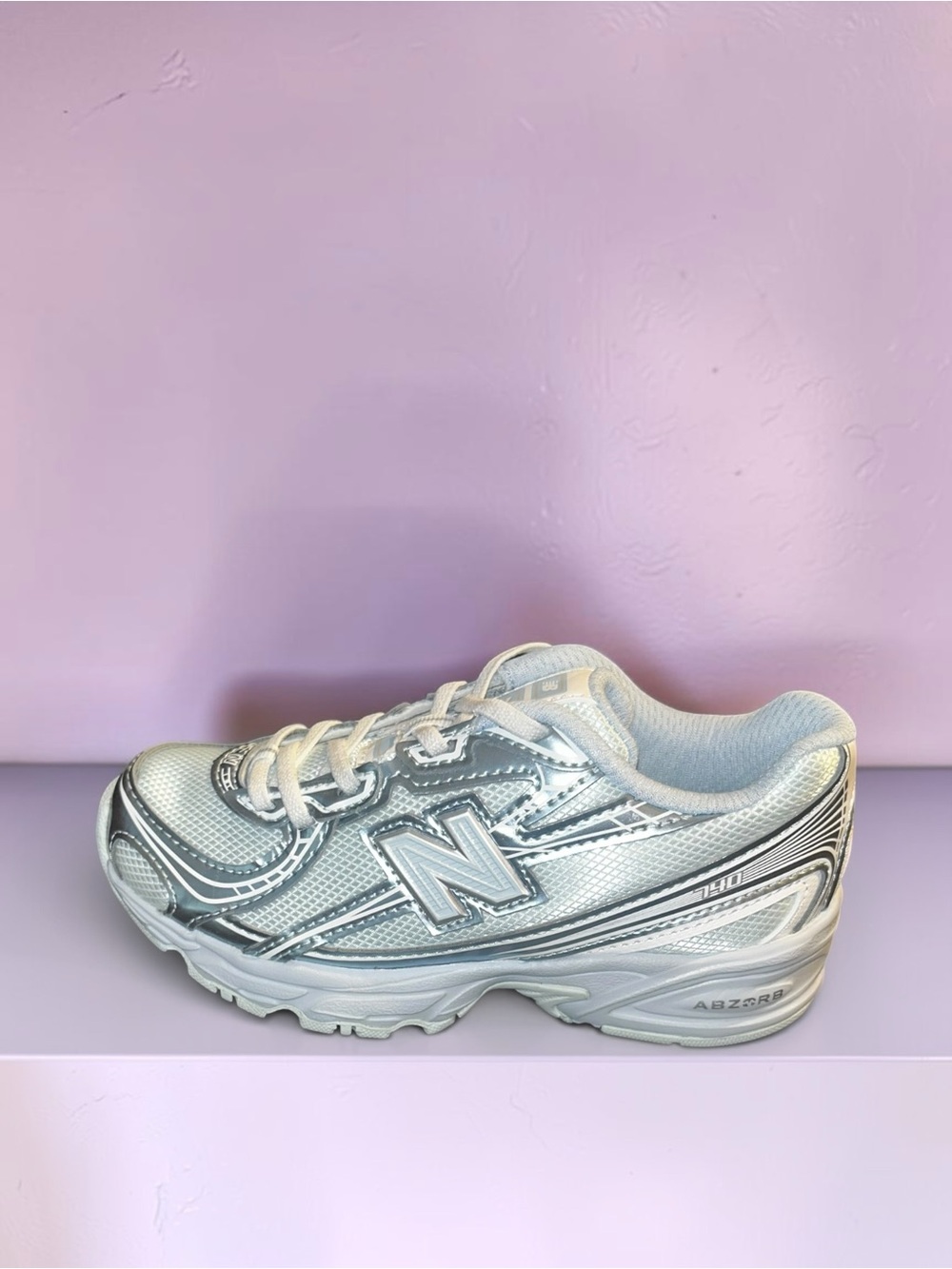 New Balance 740 Bungee Lace Size Infants 2, Blue,Blue